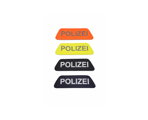 Klett-Etikett "POLIZEI"